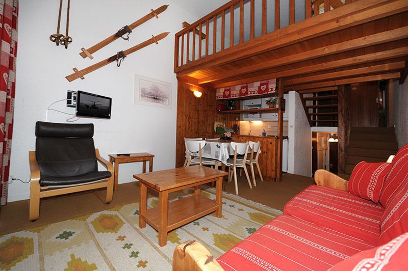 Location au ski Appartement duplex 2 pièces mezzanine 5 personnes (606) - Résidence les Evons - Les Menuires - Intérieur