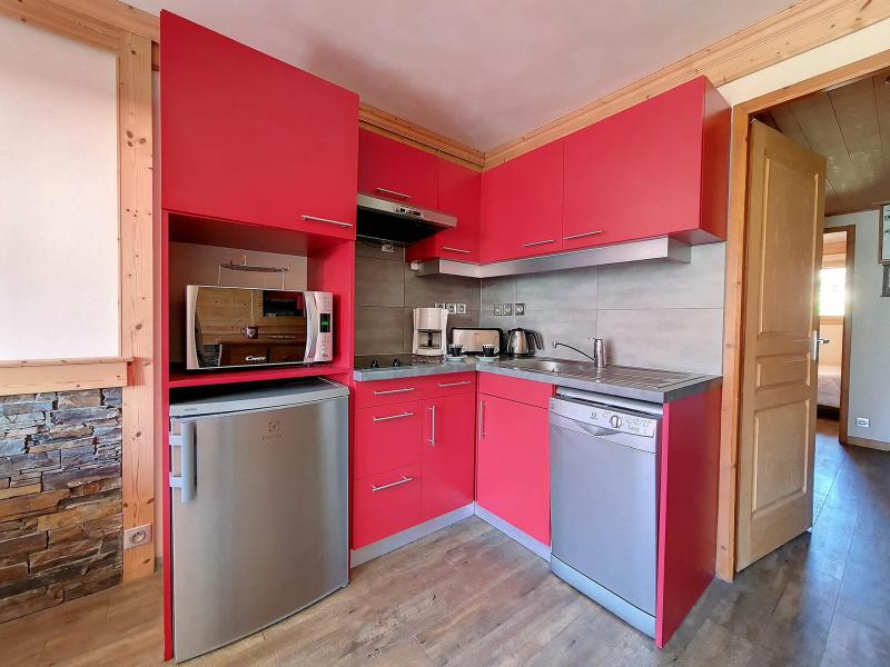 Rent in ski resort 2 room apartment 4 people (1215) - Résidence les Valmonts - Les Menuires - Kitchen