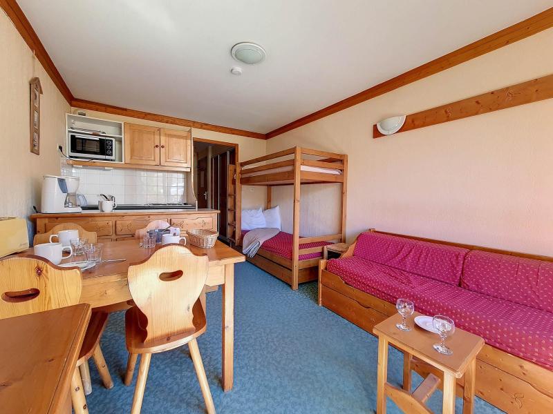 Skiverleih 2-Zimmer-Appartment für 4 Personen (408) - Résidence les Valmonts - Les Menuires - Wohnzimmer