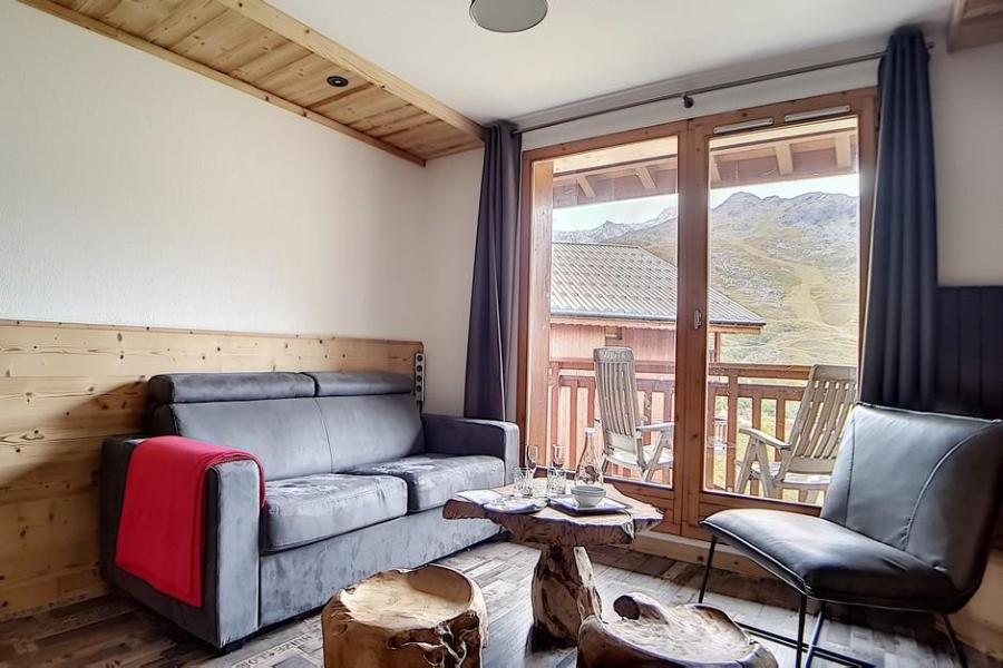 Rent in ski resort 4 room duplex apartment 10 people (1217) - Résidence les Valmonts - Les Menuires - Living room