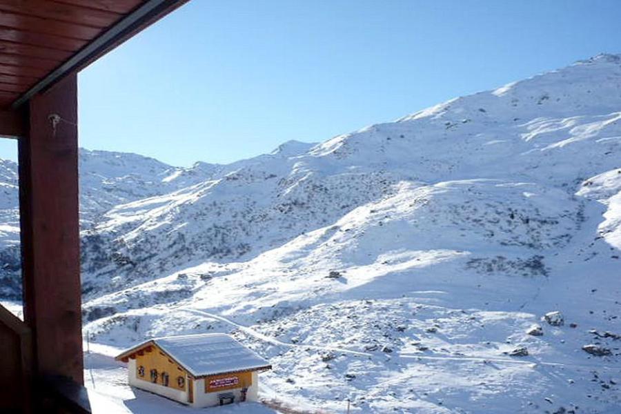 Аренда на лыжном курорте Апартаменты 3 комнат 6 чел. (504) - Résidence les Valmonts - Les Menuires - зимой под открытым небом