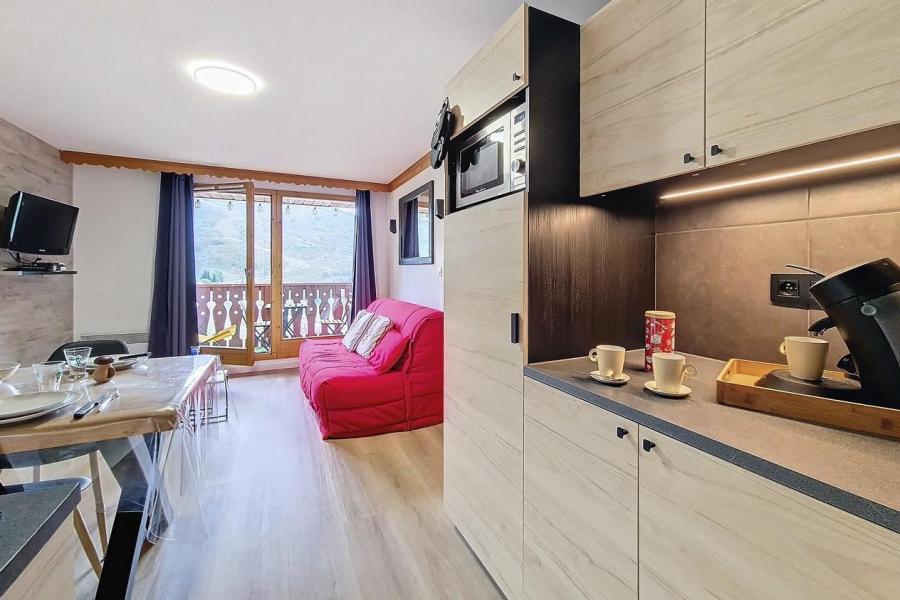 Ski verhuur Appartement 2 kamers 4 personen (811) - Résidence les Valmonts - Les Menuires