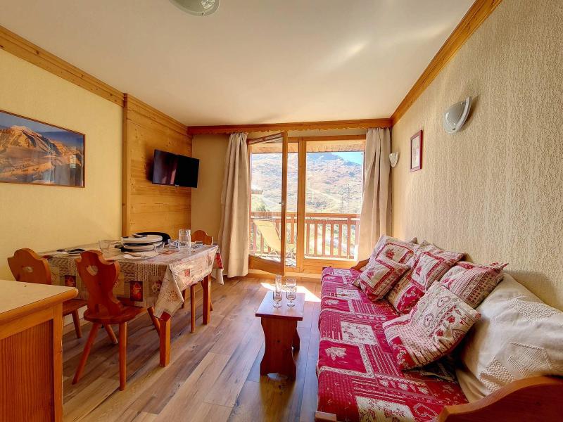 Ski verhuur Appartement 2 kamers 4 personen (1216) - Résidence les Valmonts - Les Menuires - Woonkamer