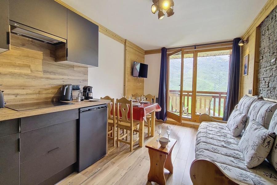 Ski verhuur Appartement 2 kamers 4 personen (1216) - Résidence les Valmonts - Les Menuires - Woonkamer