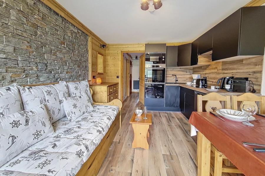 Ski verhuur Appartement 2 kamers 4 personen (1216) - Résidence les Valmonts - Les Menuires - Woonkamer