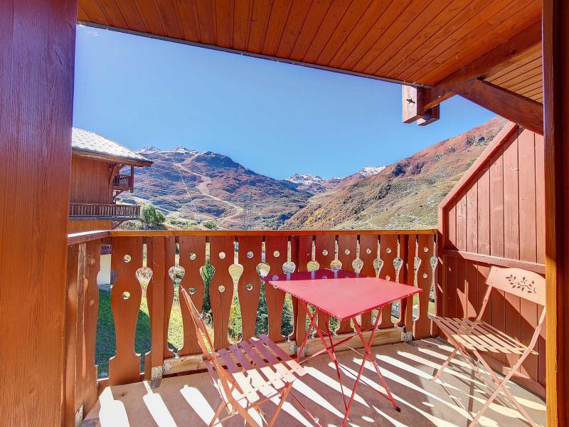 Location au ski Appartement 2 pièces 4 personnes (1116) - Résidence les Valmonts - Les Menuires - Terrasse