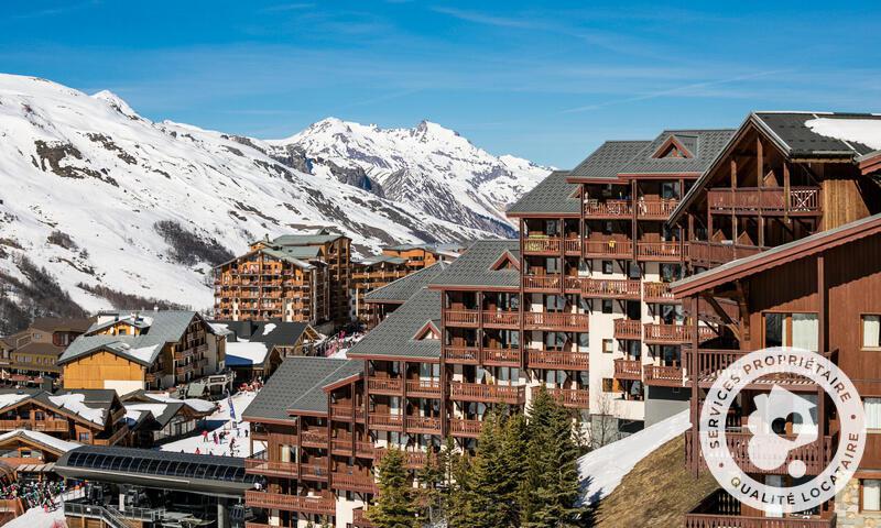 Location au ski Résidence les Valmonts - Maeva Home - Les Menuires - Extérieur hiver