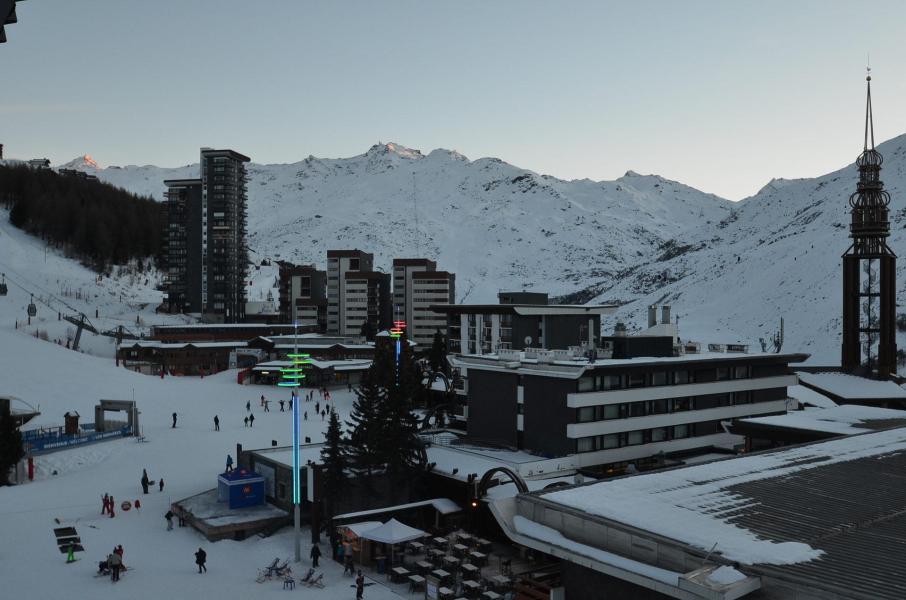 Location au ski Studio coin montagne 4 personnes (62) - Résidence Oisans - Les Menuires - Extérieur hiver