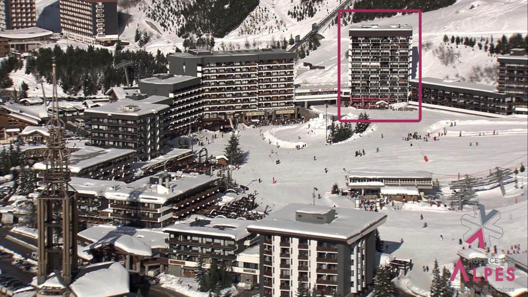 Location au ski Résidence Pelvoux - Les Menuires - Extérieur hiver