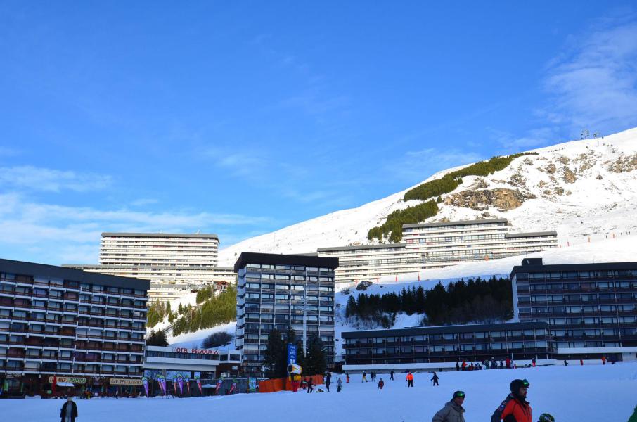 Location au ski Résidence Trois Marches - Les Menuires - Extérieur hiver