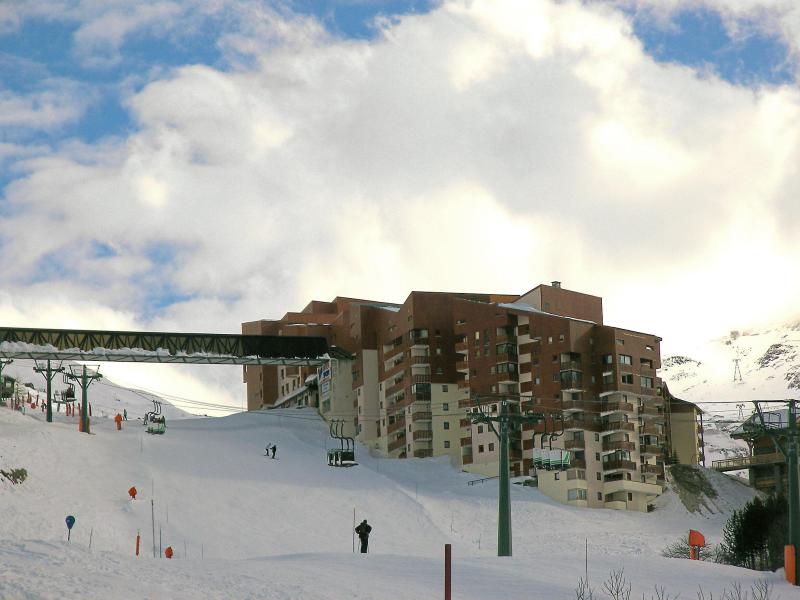 Location au ski Appartement 2 pièces 4 personnes (8) - Ski Soleil - Les Menuires - Extérieur hiver