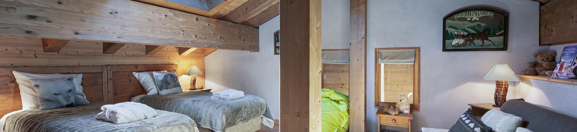 Skiverleih 5 Zimmer Maisonettewohnung für 8 Personen (CIME CARON) - Chalet l'Éterlou - Les Menuires - Offener Schlafbereich