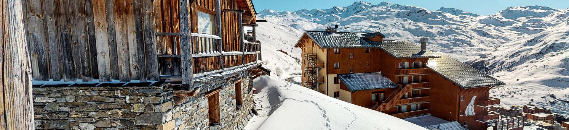 Location au ski Chalet Nécou - Les Menuires - Extérieur hiver