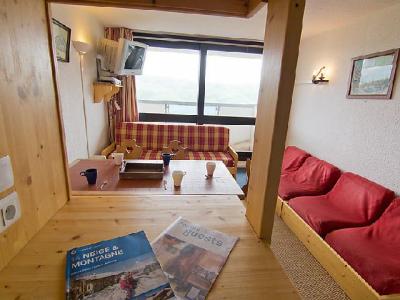 Ski verhuur Appartement 3 kamers 7 personen (8) - Brelin - Les Menuires - Woonkamer