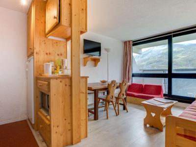 Ski verhuur Appartement 3 kamers 7 personen (8) - Brelin - Les Menuires - Woonkamer