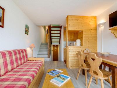 Ski verhuur Appartement 3 kamers 7 personen (8) - Brelin - Les Menuires - Woonkamer