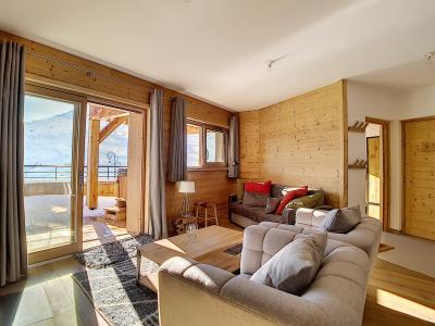Rent in ski resort 4 room apartment 4-6 people (102) - Chalet 2000 - Les Menuires - Living room