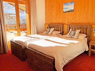 Аренда на лыжном курорте Chalet Bettaix CLI01 Le Lichen - Les Menuires - Односпальная кровать