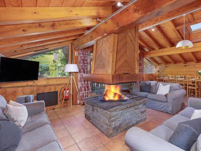 Skiverleih 9 Zimmer Chalet für 15 Personen (1) - Chalet Bettaix Eden - Les Menuires - Wohnzimmer