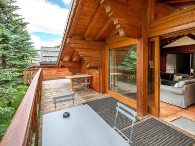 Skiverleih 8 Zimmer Chalet für 15 Personen - Chalet Bettaix Rose - Les Menuires - Terrasse