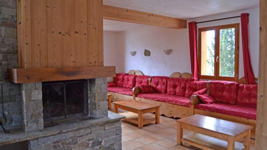 Rent in ski resort Chalet Brequin - Les Menuires - Fireplace
