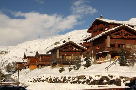 Urlaub in den Bergen Chalet Hameau des Marmottes - Les Menuires - Draußen im Winter
