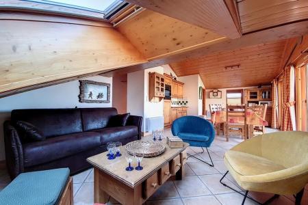 Ski verhuur Appartement 5 kamers 8 personen (10) - Chalet Hameau des Marmottes - Les Menuires - Woonkamer