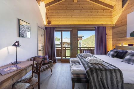 Skiverleih 5 Zimmer Maisonettewohnung für 8 Personen (CIME CARON) - Chalet l'Éterlou - Les Menuires - Schlafzimmer