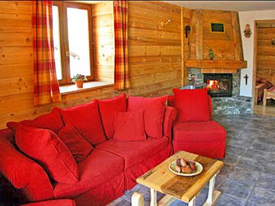 Rent in ski resort Chalet Levassaix - Les Menuires - Settee