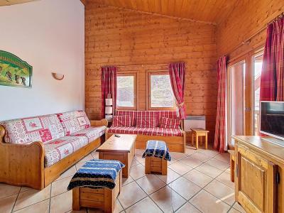 Rent in ski resort 4 room duplex apartment 8 people (A20) - Hameau des Airelles - Les Menuires
