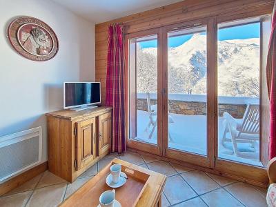 Skiverleih 2-Zimmer-Appartment für 4 Personen (V1) - Hameau des Airelles - Les Menuires - Wohnzimmer