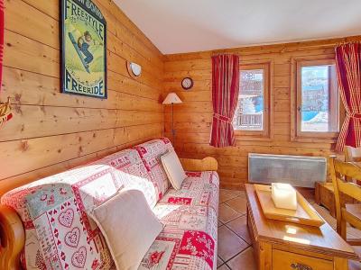 Wynajem na narty Apartament 2 pokojowy 4 osób (V17) - Hameau des Airelles - Les Menuires - Pokój gościnny