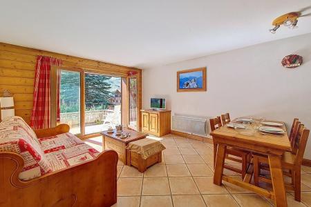 Ski verhuur Appartement 3 kamers 6 personen (A1) - Hameau des Airelles - Les Menuires - Woonkamer