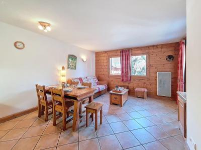Ski verhuur Appartement 3 kamers 6 personen (A7) - Hameau des Airelles - Les Menuires - Woonkamer