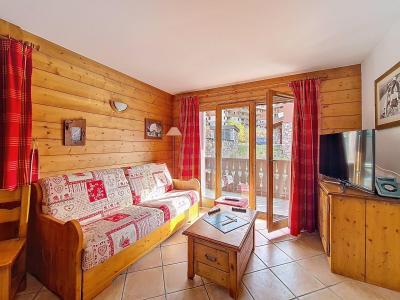 Ski verhuur Appartement 3 kamers 6 personen (B18) - Hameau des Airelles - Les Menuires - Woonkamer