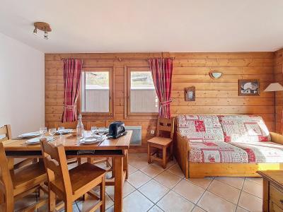 Ski verhuur Appartement 3 kamers 6 personen (B18) - Hameau des Airelles - Les Menuires - Woonkamer