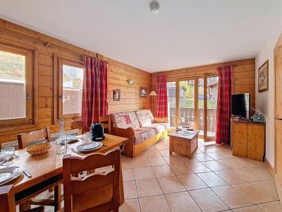 Location au ski Appartement 3 pièces 6 personnes (B18) - Hameau des Airelles - Les Menuires - Séjour