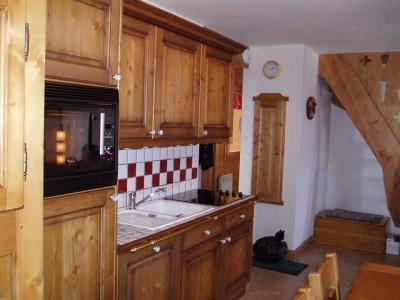 Ski verhuur Appartement duplex 4 kamers 8 personen (D7) - Hameau des Airelles - Les Menuires - Keuken