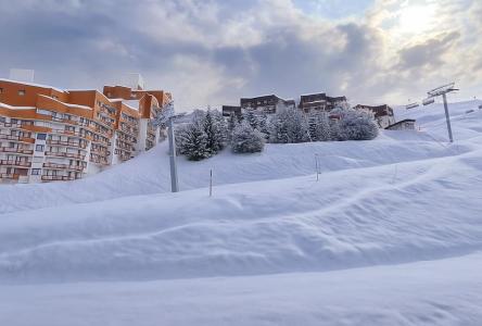 Location au ski Appartement 2 pièces 4 personnes (104) - La Résidence Aconit - Les Menuires - Extérieur hiver