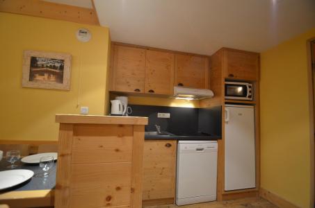 Skiverleih 2-Zimmer-Appartment für 4 Personen (104) - La Résidence Aconit - Les Menuires - Küche