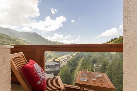 Rent in ski resort Studio sleeping corner 4 people (809) - La Résidence Boëdette - Les Menuires - Balcony