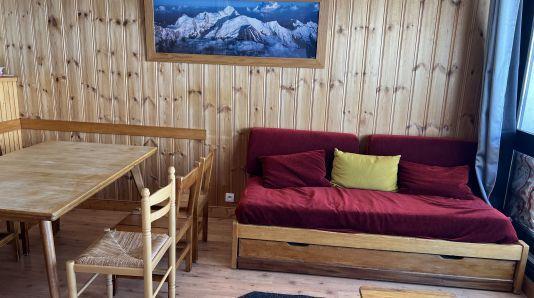 Ski verhuur Appartement 3 kamers 8 personen - La Résidence Brelin - Les Menuires - Woonkamer