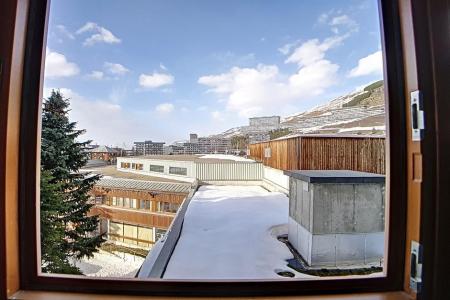 Аренда на лыжном курорте Квартира студия для 2 чел. (0217) - La Résidence Burons - Les Menuires - зимой под открытым небом