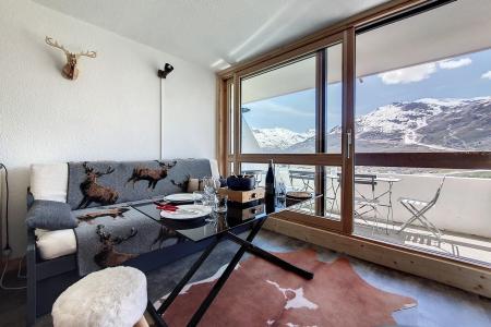 Ski verhuur Appartement 3 kamers 4 personen (0709) - La Résidence Combes - Les Menuires - Woonkamer