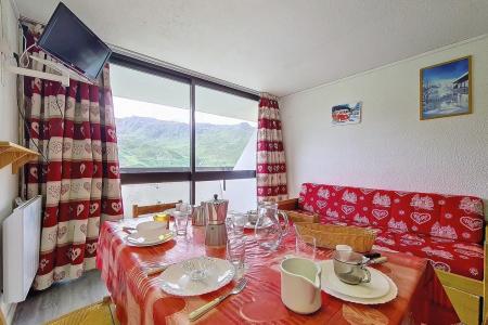 Ski verhuur Appartement duplex 2 kamers 5 personen (612) - La Résidence Côte Brune - Les Menuires - Woonkamer