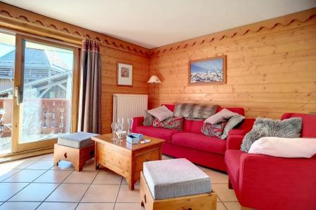 Skiverleih 3-Zimmer-Appartment für 6 Personen (006) - La Résidence les Alpages de Reberty - Les Menuires - Wohnzimmer