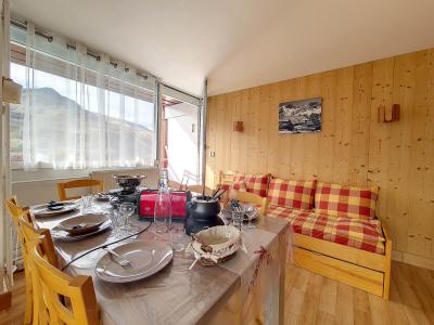 Ski verhuur Appartement 2 kamers 6 personen (D27) - La Résidence les Lauzes - Les Menuires - Woonkamer