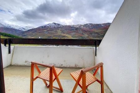 Wynajem na narty Apartament triplex 3 pokojowy 8 osób (419) - La Résidence Nant Benoit - Les Menuires - Balkon