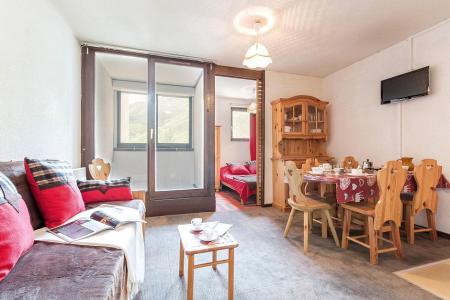 Ski verhuur Appartement 2 kamers bergnis 4 personen (1108) - La Résidence Ski Soleil - Les Menuires - Woonkamer