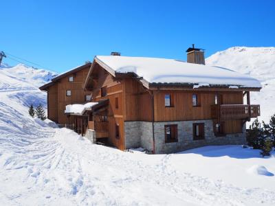 Аренда на лыжном курорте Le Hameau de la Sapinière - Chalet Cembro - Les Menuires - зимой под открытым небом